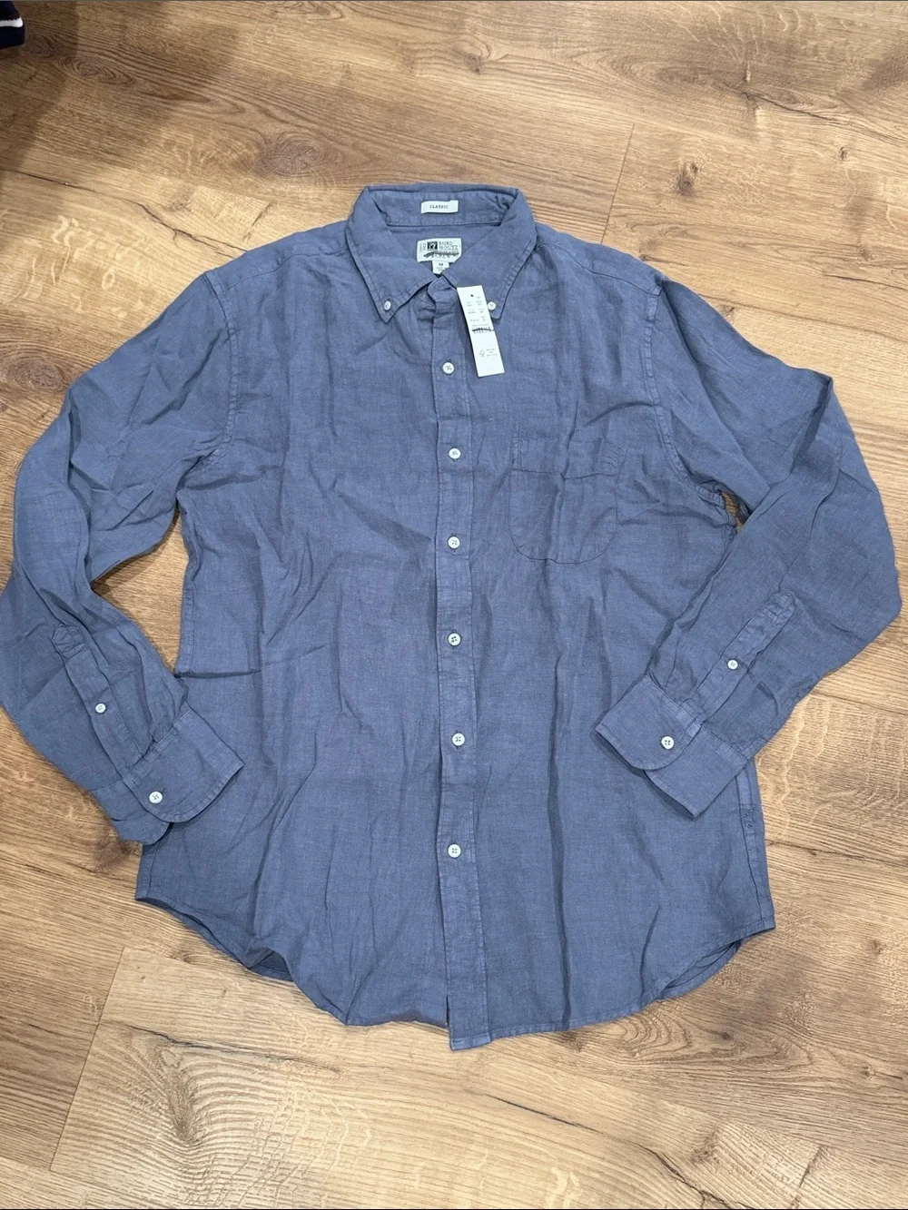 J Crew Classic Baird McNutt garment-dyed Irish linen shirt